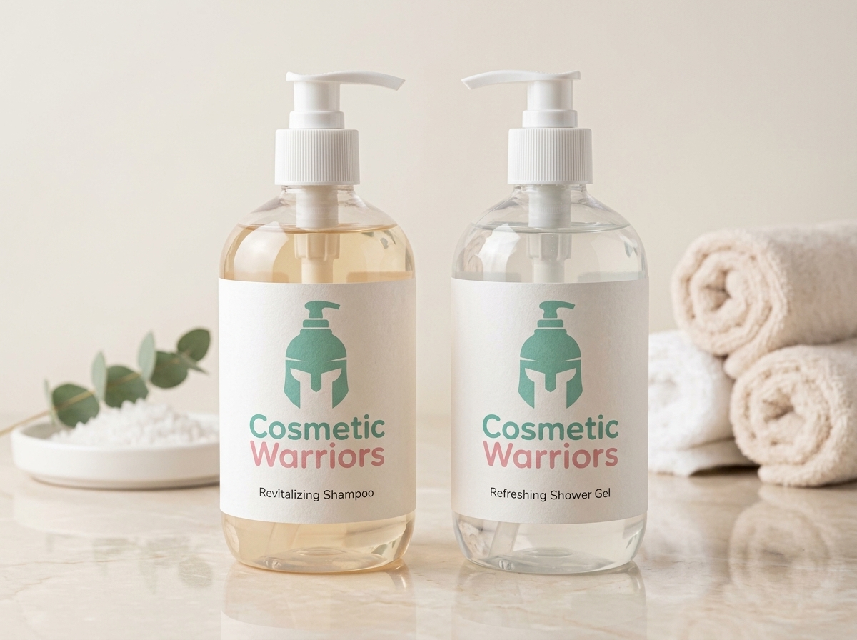 Shower gel and shampoo